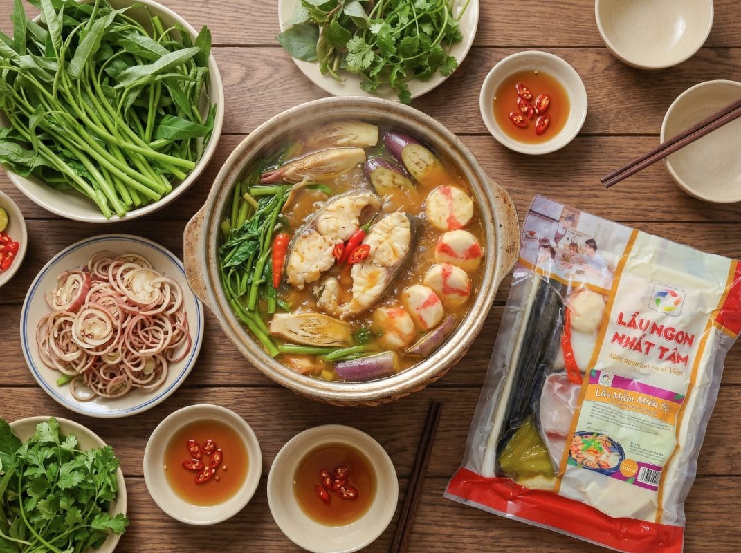 How to cook basa fish hotpot - Delicious taste of the West VietNam 2 How to cook basa fish hotpot – Delicious taste of the West VietNam