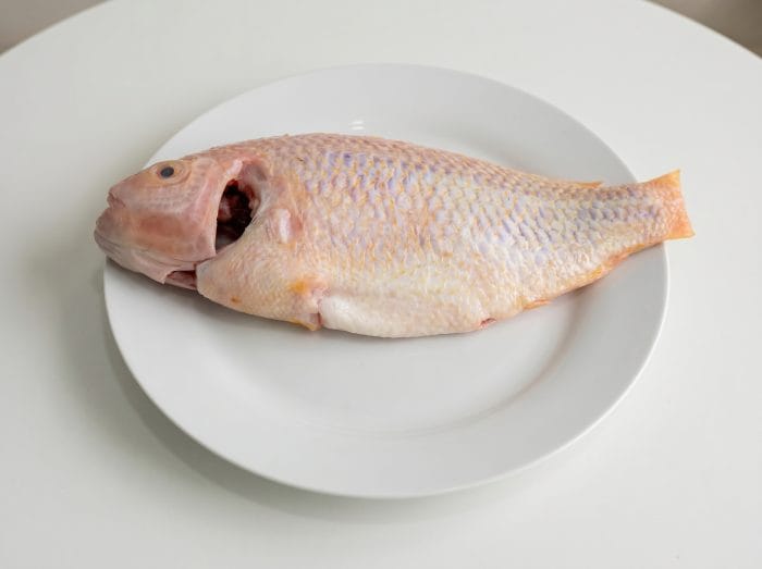 Frozen Whole Cleaned Red Tilapia (500–800g)