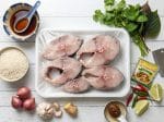 Frozen Grass Carp Steak 500g/tray