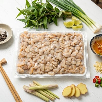 Frozen Yellow Clam Meat 500g/tray