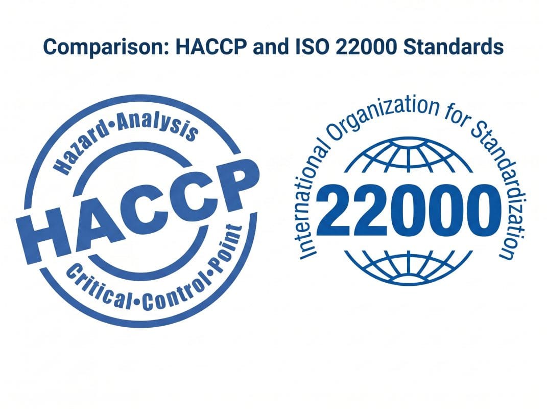 HACCP vs ISO 22000: What's the Difference?