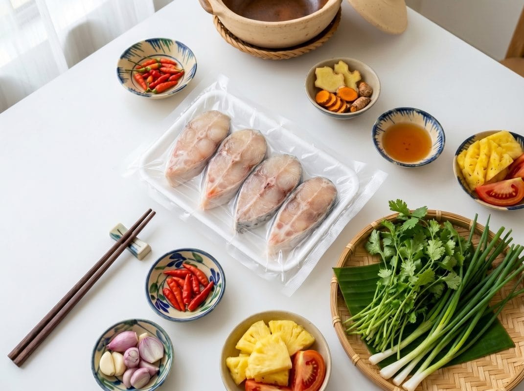 Import Frozen Basa Fish from Vietnam: Whole Cleaned, Steaks & Fillets 3 Frozen Pangasius Steak Nhat Tam Foods