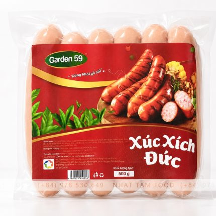 Frozen German Smoked Sausage 500g/pack