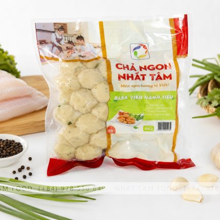 Frozen Basa Fish Balls with Spring Onion & Pepper 500g/Pack