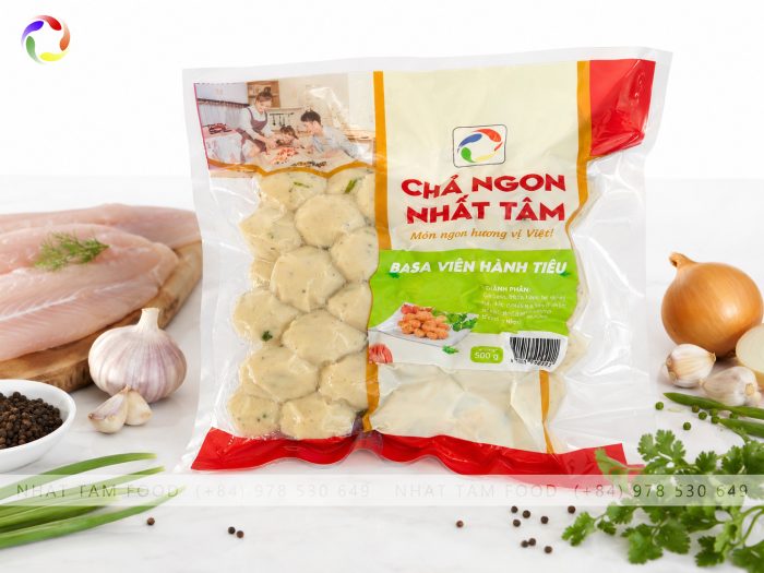 Frozen Basa Fish Balls with Spring Onion & Pepper 500g/Pack