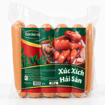 Frozen Smoked Seafood Sausage 500g/Pack