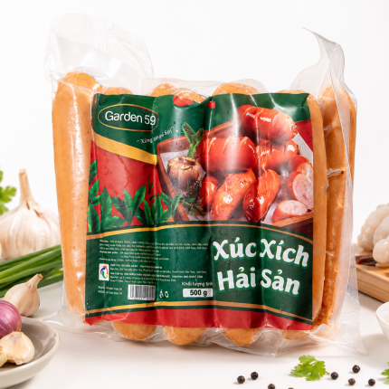 Frozen Smoked Seafood Sausage 500g/Pack