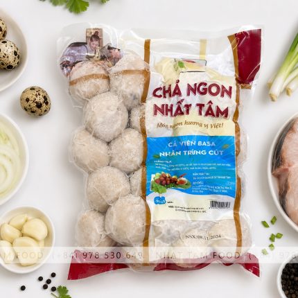 Frozen Basa Fish Balls with Quail Egg Filling 500g/Pack