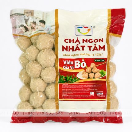 Frozen Seasoned Beef Balls 100–160 pcs/kg