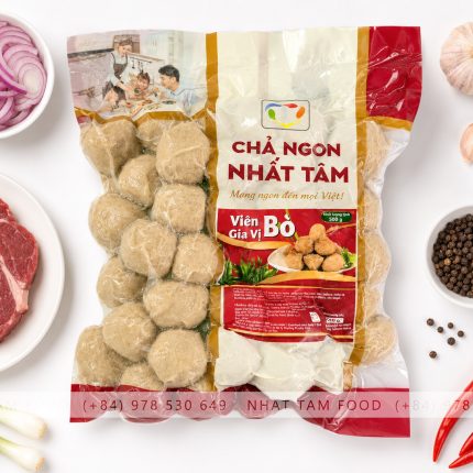 Frozen Seasoned Beef Balls 100–160 pcs/kg