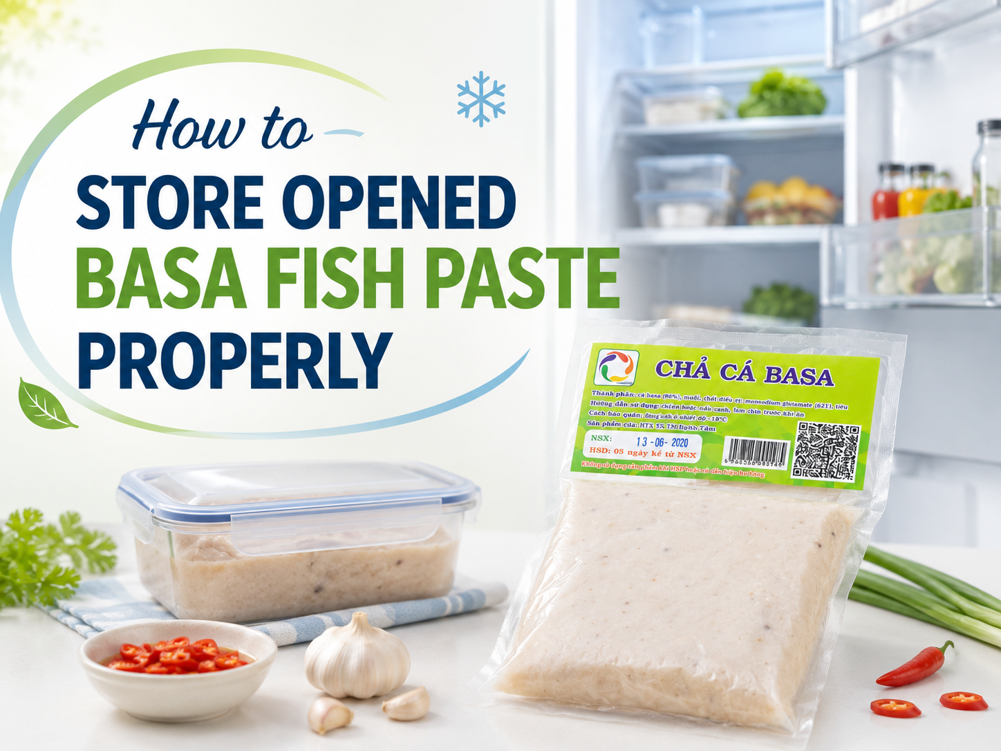 How to Store Opened Basa Fish Paste Properly | Nhat Tam Food
