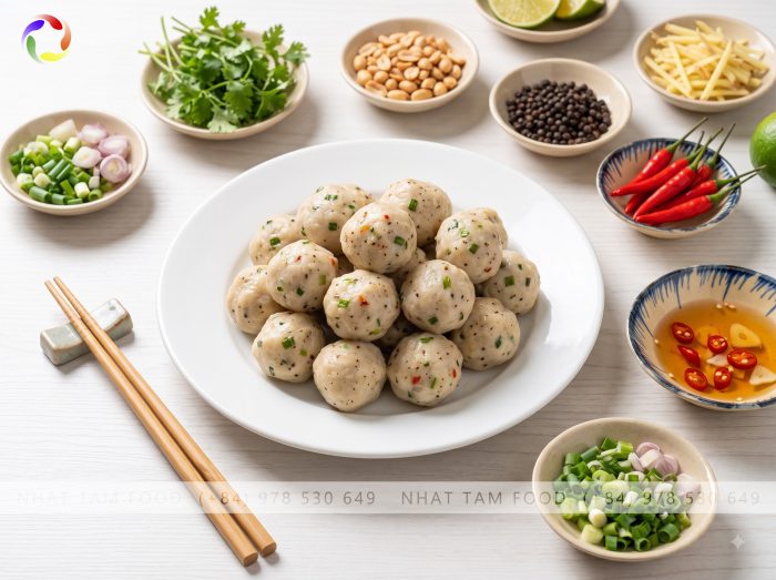 Frozen Basa Fish Balls with Spring Onion & Pepper 500g/Pack