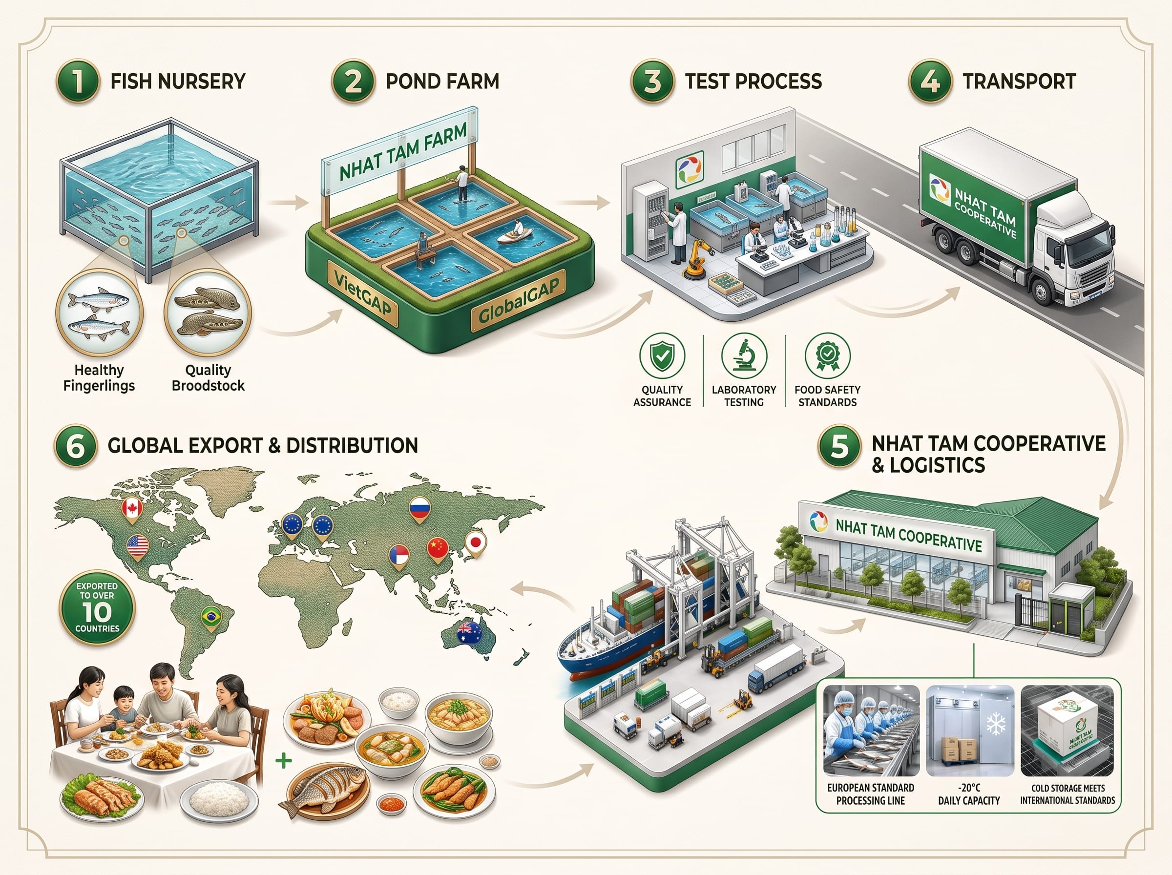 From Farm to Table: Nhat Tam Food's Integrated Seafood Supply Chain