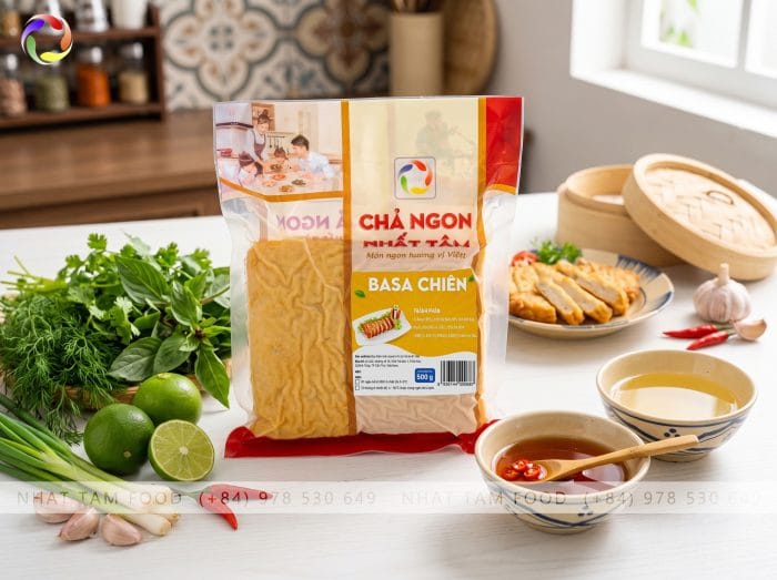 Frozen Fried Basa Fish Paste 500g/Pack