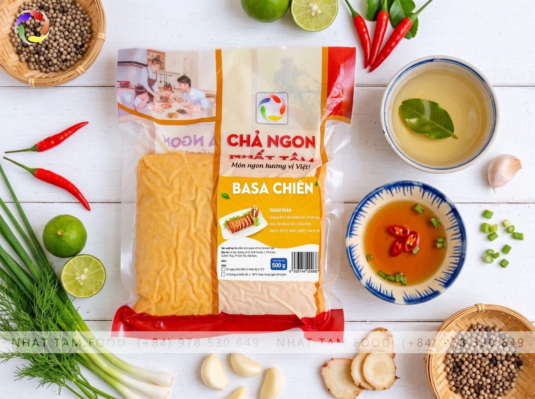 Frozen Fried Basa Fish Paste - Nhất Tâm Food