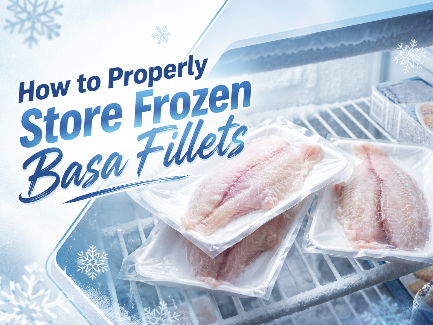 How to Properly Store Frozen Basa Fillets | Nhat Tam Food